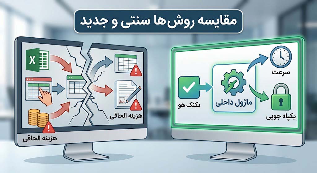 مقایسه سه گانه راهکارها