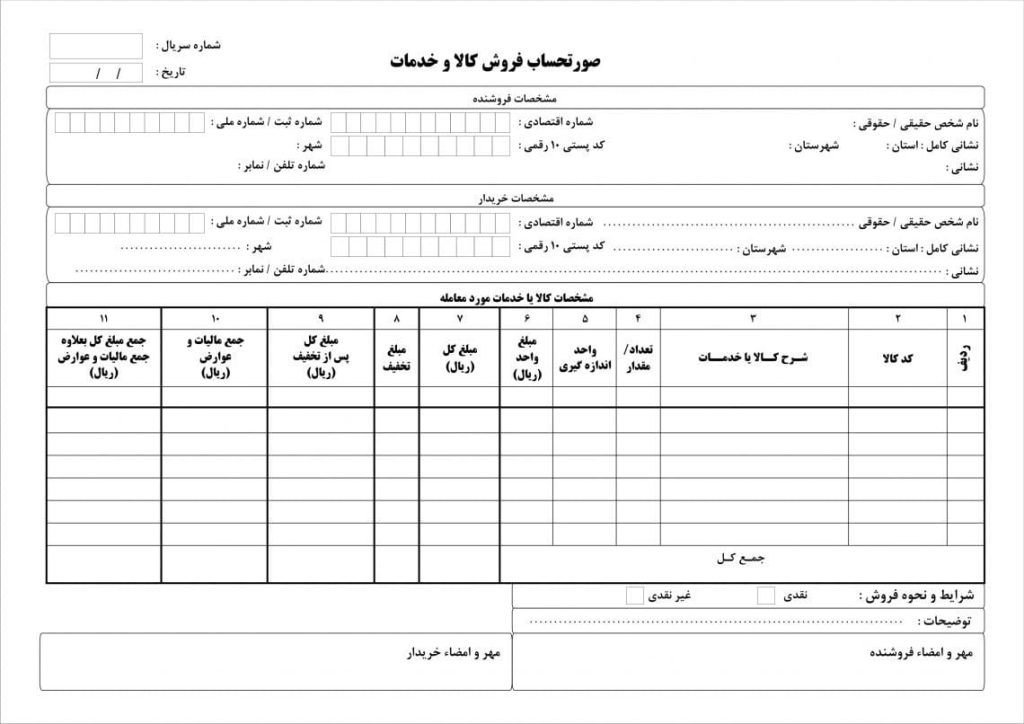 فاکتور رسمی چیست؟