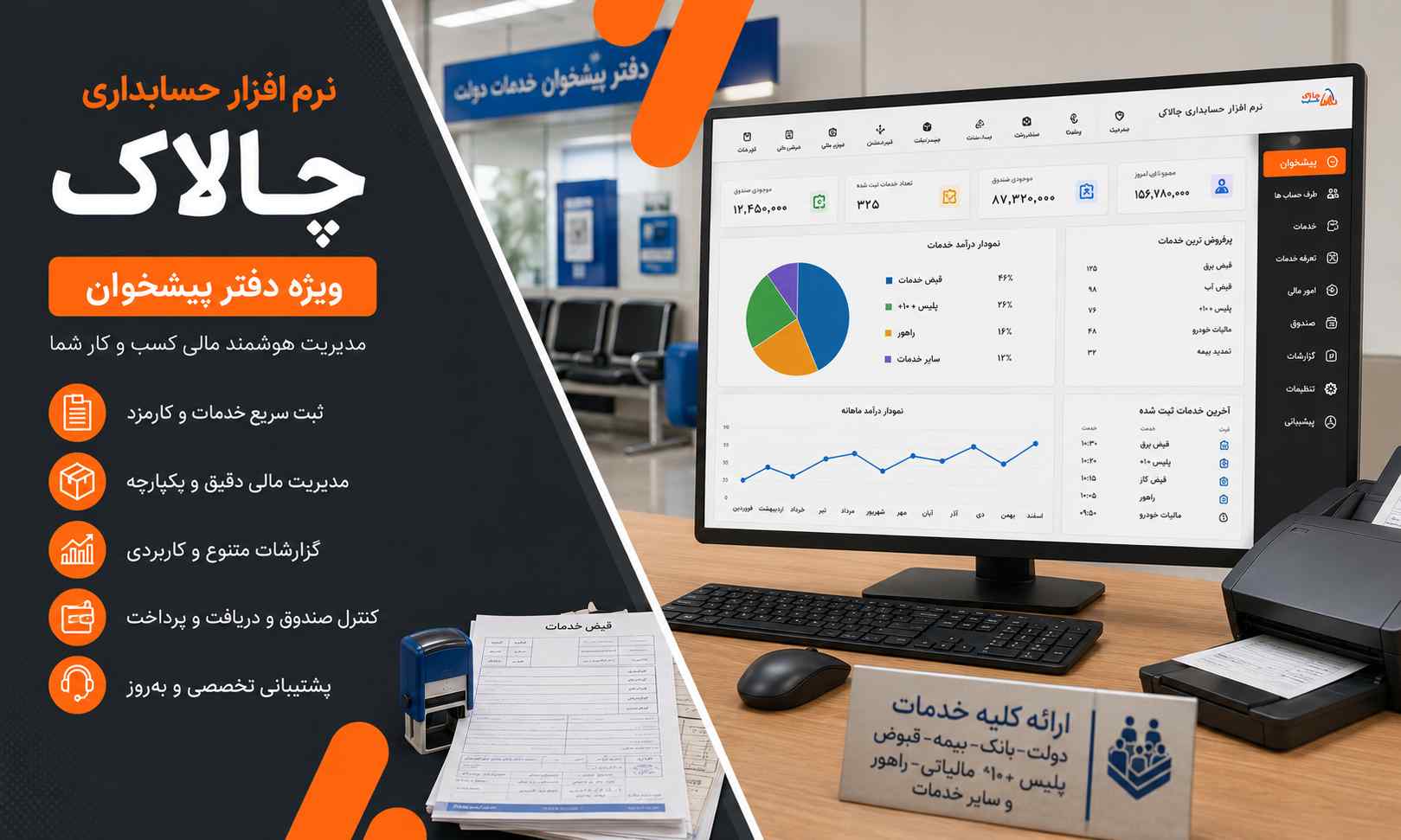 چرا چالاک؟ بهترین نرم افزار حسابداری برای دفاتر پیشخوان